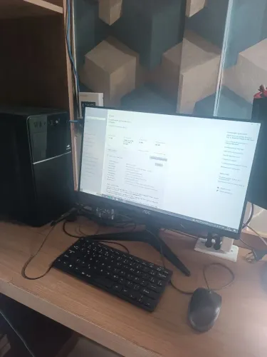 KIT COMPLETO COMPUTADOR - MONITOR, MOUSE, TECLADO