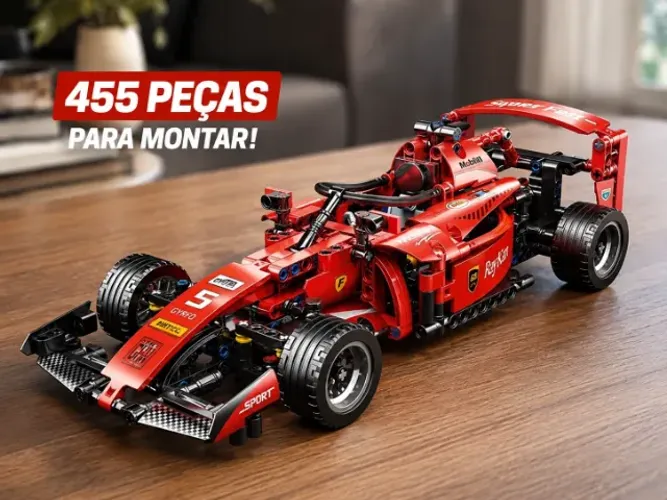 Carro de Fórmula 1 em Blocos de Montar | 455 Peças