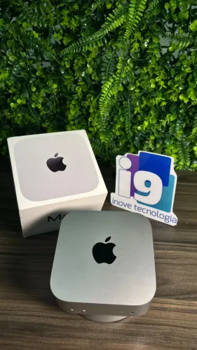 Mac Mini M4 A3238 Ano: 2024 Processador M4 Memória: 16 GB SSD 256GB