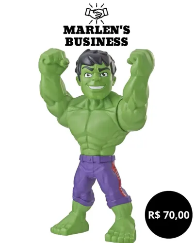 Boneco marvel Hulk hasbro marvel 25 cm