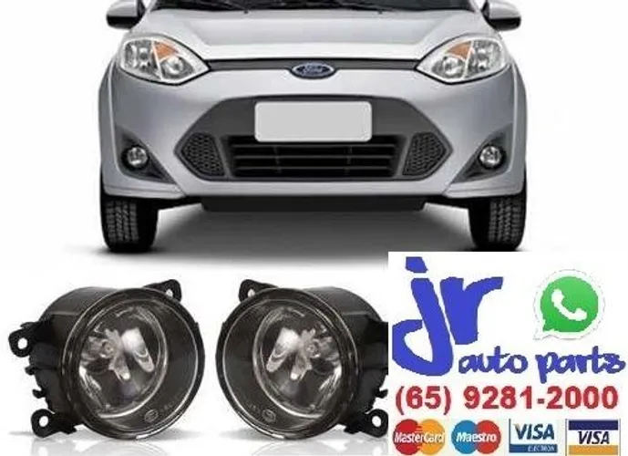Par Farol de Milha Fiesta 10 11 12 13 14 15 16 Auxiliar Neblina