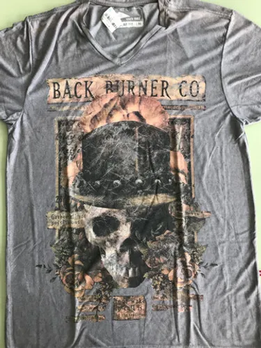 Camiseta malha fria Pool estampa caveira
