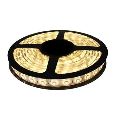 Fita Led Branco Quente 5m 5050 + Fonte 12v 2a