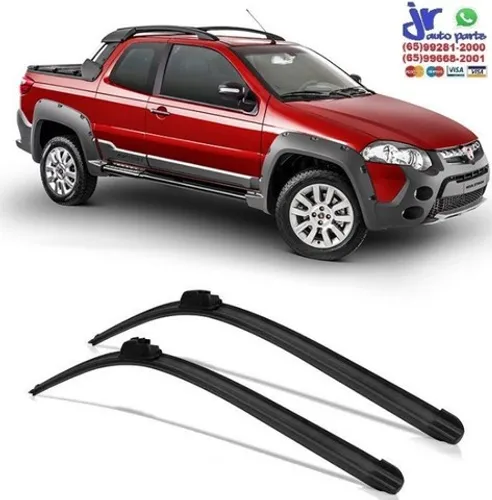 Palheta Universal Fiat Strada Limpador de Parabrisa 13"15"16"18"19"20"21"22"23"24"26