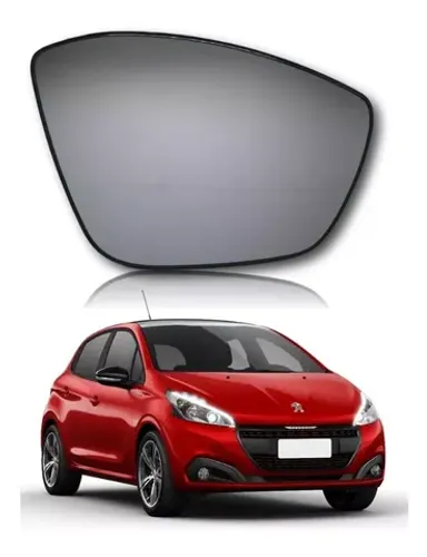 Lente Com Base Espelho Retrovisor Peugeot 208 2013 14 a 2018