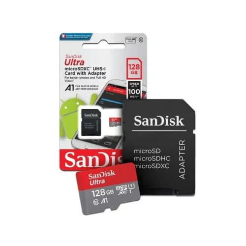 Cartão de memória 128gb Sandisk (Honestidade e Qualidade Distribuidora JK Eletrônicos)