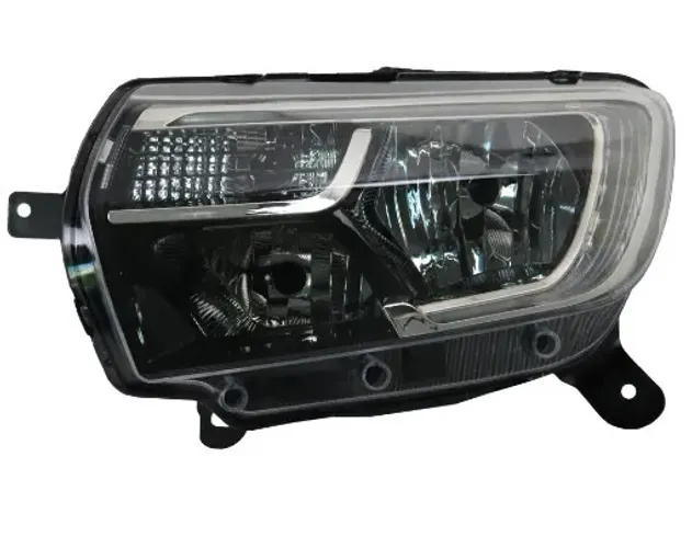 farol renault logan sandero 2019 a 2020 esquerdo foco duplo com led
