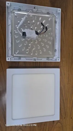 Luminárias semi-novas 30x30xm Led