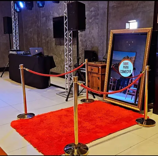 Aluguel de cabine de fotos para eventos espelho mágico 
