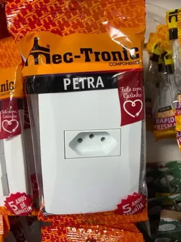 Tomada 10A 250v Simples 5 anos garantia 