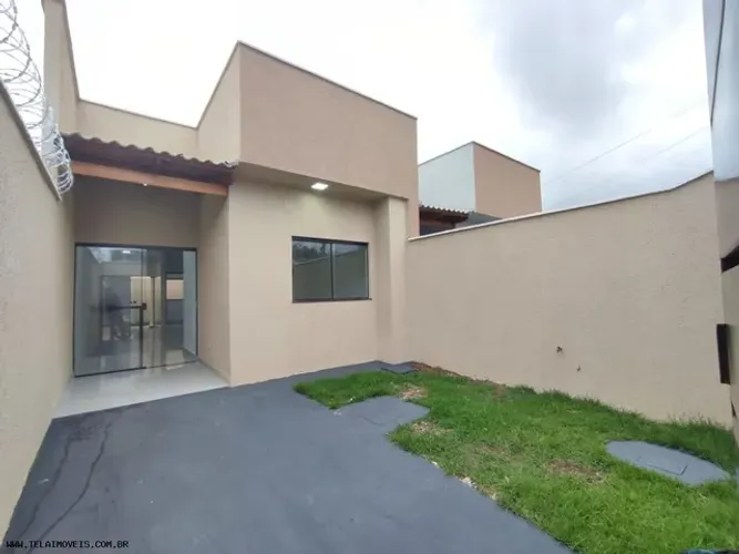 Casa para Venda em Goiânia, Jardim das Rosas, 2 dormitórios, 1 suíte, 2 banheiros, 2 vagas