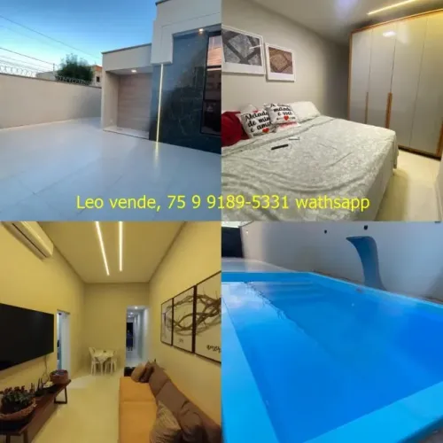 Leo vende, Bairro Sim, 3\4 suíte, goumert, piscina, energia solar, veja fotos