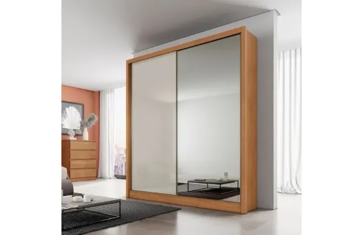 ROUPEIRO SOLTEIRO PLUS C/ESP CUMARU/FENDI 100%MDF r65