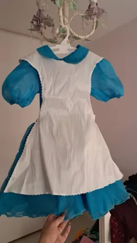 Vestido fantasia Alice no pais das maravilhas 06/07 anos