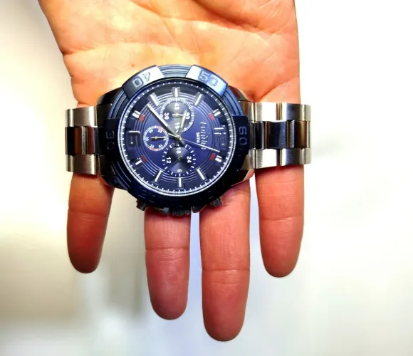 Condor Relógio Masculino Analógico Pulseira Prata