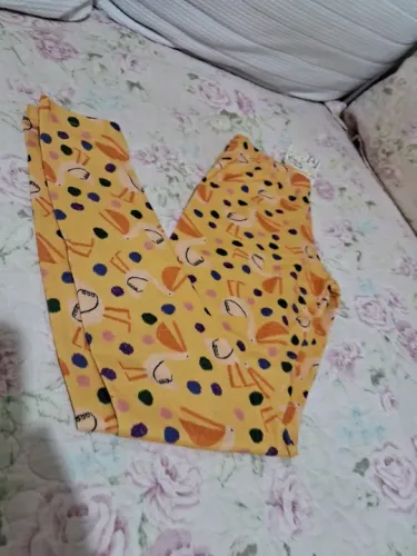 Calça Legging Infantil Pelicanos Fábula - Tamanho 10 Anos