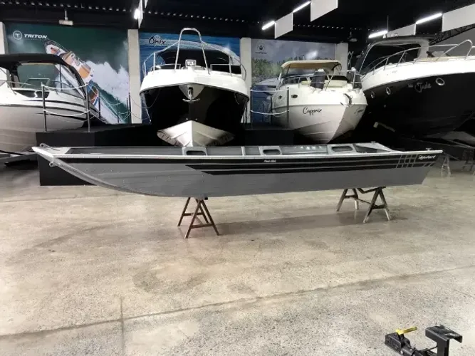 Barco aluminio 5 metros (soldado) - ñ calaça/leveforte/Petybrasil/Fluvimar