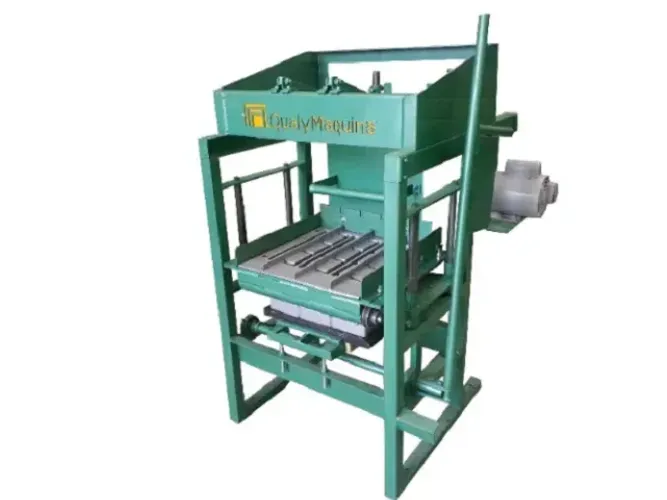 Maquina Semi automática QM-4 Industrial para bloco de 15 vedação com 2 moldes