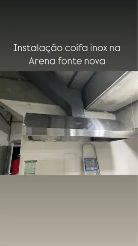 Coifa inox sob medida