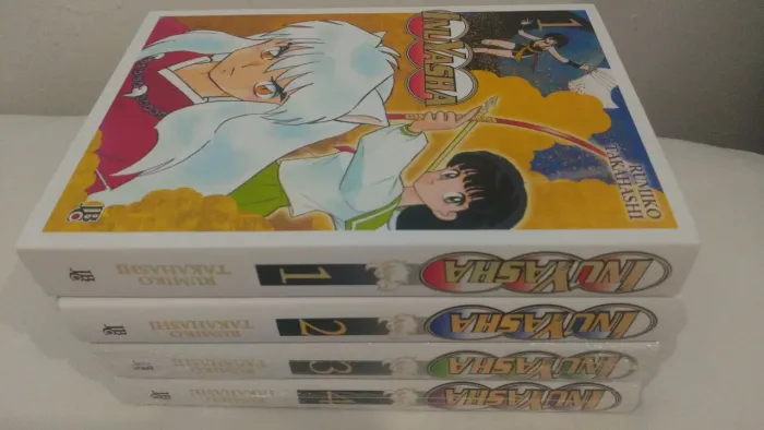 Mangá InuYasha wideban 1 ao 4 jbc