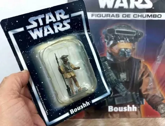 Coleção Star Wars Figuras De Chumbo Boushh 44 (lacrado)