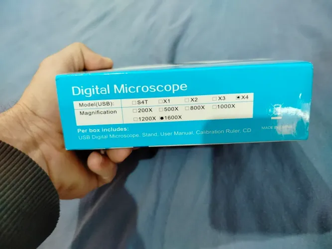 Microscópio 1600x para reparos eletrônicos 
