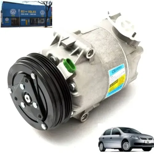 Compressor do ar-condicionado Gol G5 com polia 3 PK