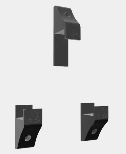 Suporte de Parede para PlayStation 2 Slim Com 3 Peças