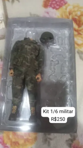 Kit 1/6 Militar - Colecionável