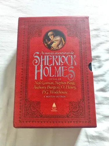 Box As Novas Aventuras de Sherlock Holmes + Kit Mulher Maravilha