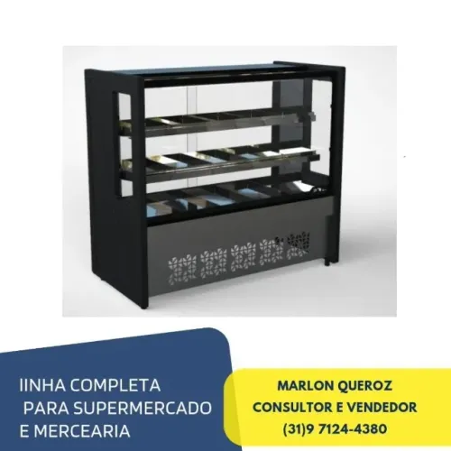 Balcão Estufa 1,25M Polar Novo