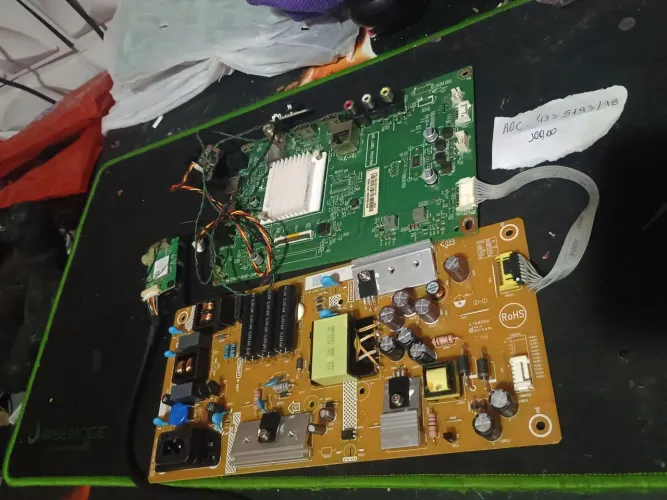 Placas tv AOC 43S5195/78 todas as placas da foto