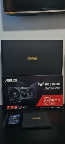 Amd Radeon Rx 6800 Asus Tuf Gaming!! Placa de vídeo High-end