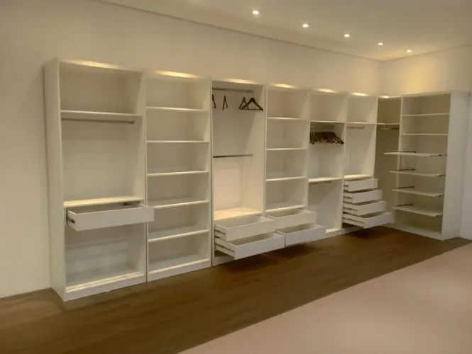 Armário Closet Branco - Novo CLOSET LUXO 