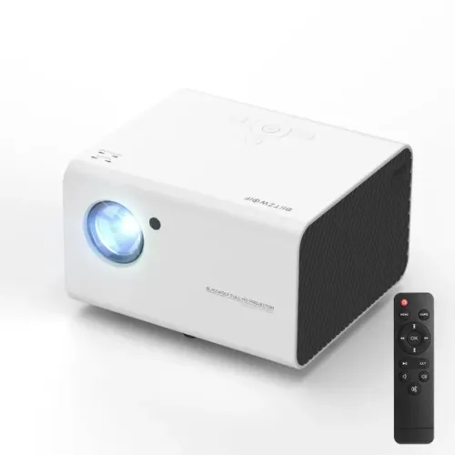 Projetor Blitzwolf Bw-vp14 Wifi 6000 Lumens Fullhd Branco