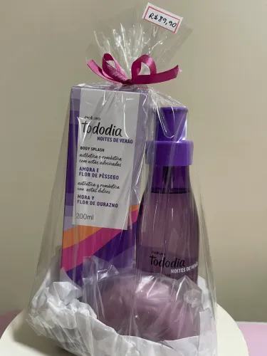 Kit Presente Amora e Flor de Pêssego