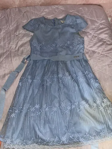 vestido infantil azul 8-12