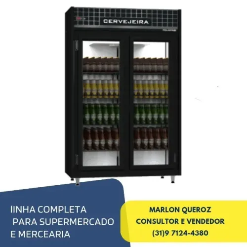Cervejeira 2 Portas polo Frio 220v Nova
