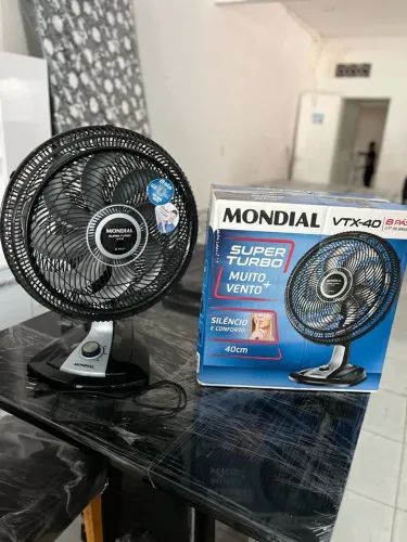 VENTILADOR MONDIAL DE MESA SUPER TURBO DE PROMOÇÃO