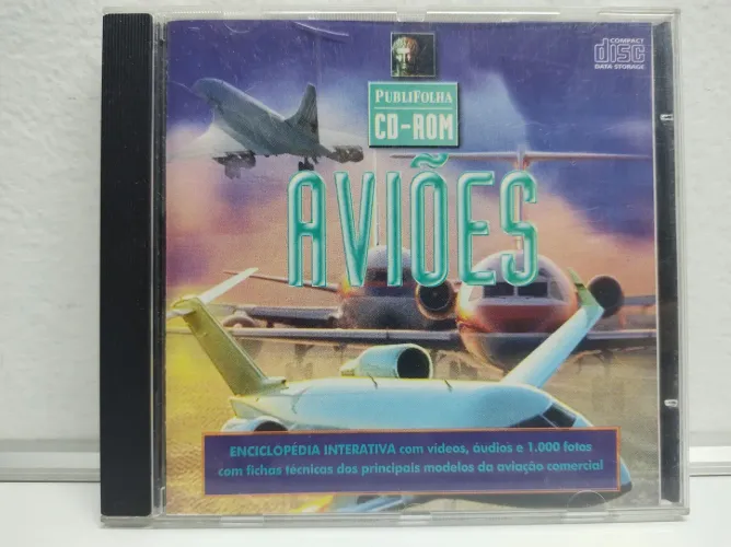 CD-ROM Aviões - Enciclopédia Interativa