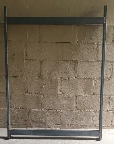 Quadros estruturais em aço carbono - Metalon reforçado - Valor unitário.