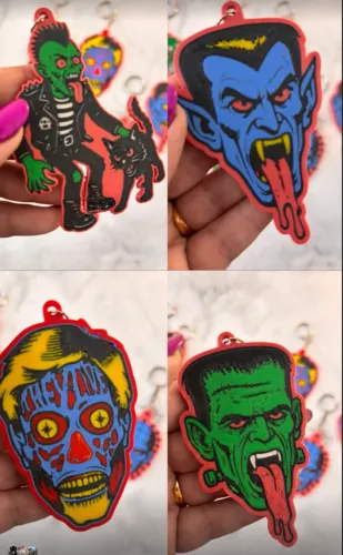 Chaveiros filmes clássicos VHSABSTRATO