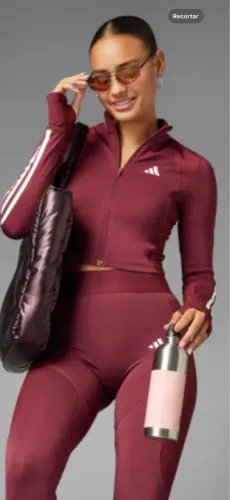 Jaqueta Adidas Feminino Fitness Vinho