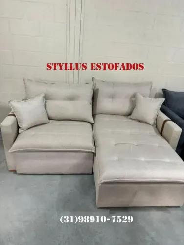Sofá Cama 3 Lugares SEM CAIXA