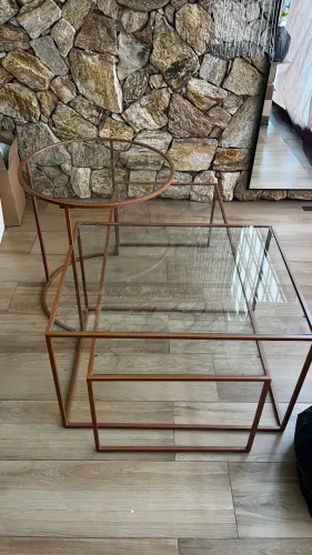 Mesa de centro vidro