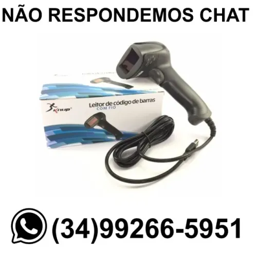Leitor Código de Barra com Fio para Lojas Comercio Distribuidora e etc