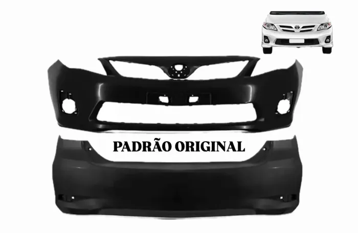 Para-choque Dianteiro e Traseiro Corolla 2012/14 Padrão original ( linha premium )
