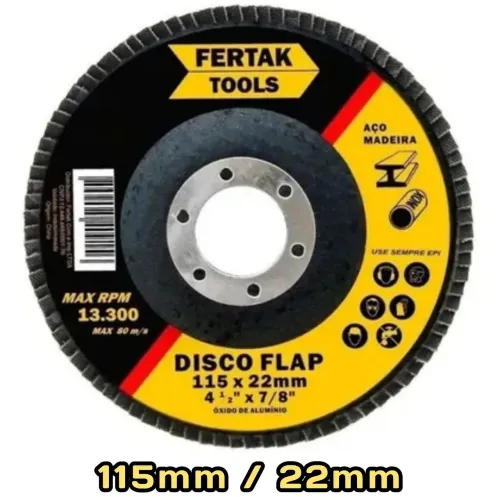 DISCO FLAP FERTAK (05 UNIDADES)