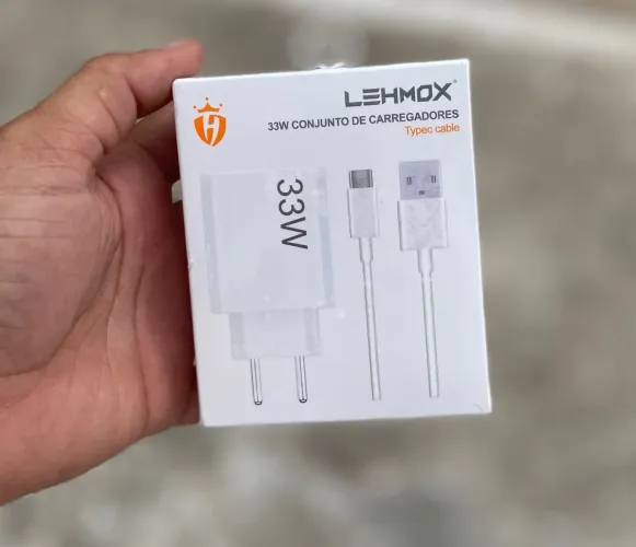 Carregador Xiaomi 33w tipo C -ENTREGA A DOMICÍLIO 