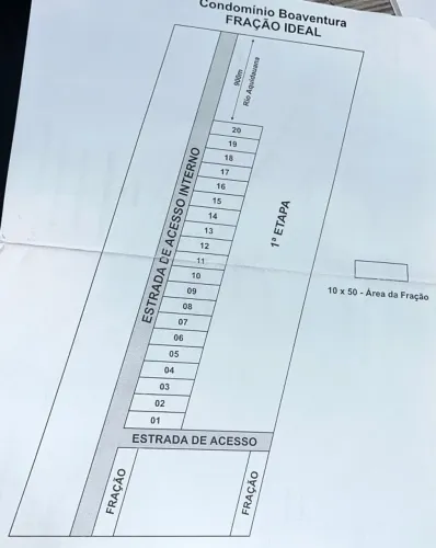 Pesqueiro Condomínio Boa Ventura 500 m² - SEM ENTRADA e SEM CONSULTA